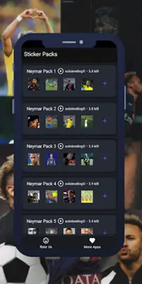 Neymar Stickers for WhatsApp android App screenshot 0