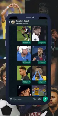 Neymar Stickers for WhatsApp android App screenshot 7